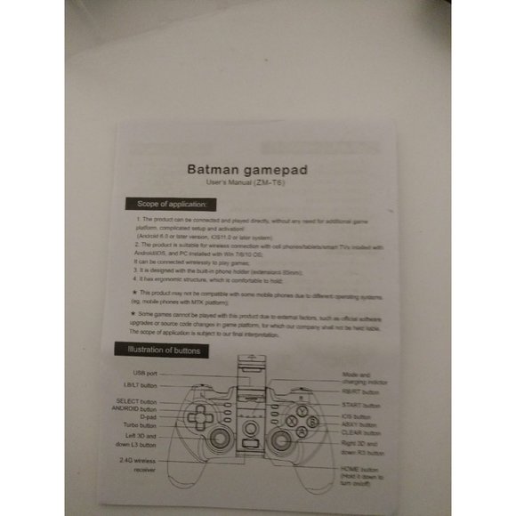 Terios T6 Wireless Controller Gaming Joy - Picture 6 of 9